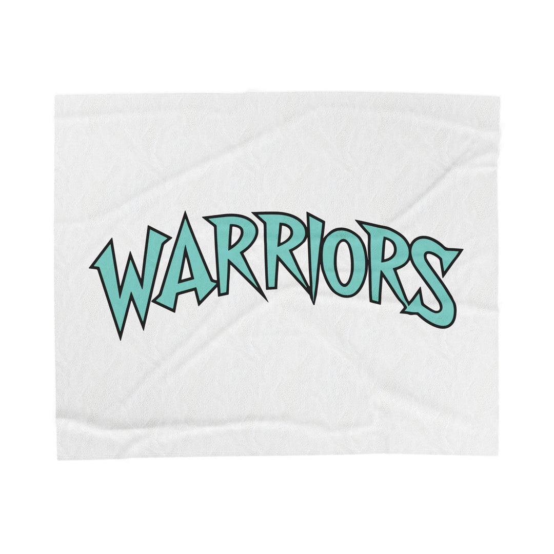 Warriors Velveteen Plush Blanket