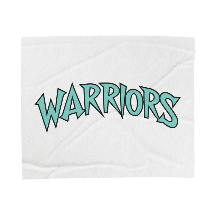 Warriors Velveteen Plush Blanket