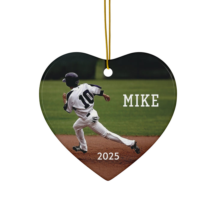 Custom Picture Ceramic Ornament - No Effect