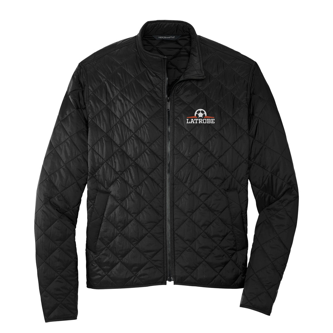 Latrobe Boys Soccer Unisex Quilted Full-Zip Jacket (Embroidered)