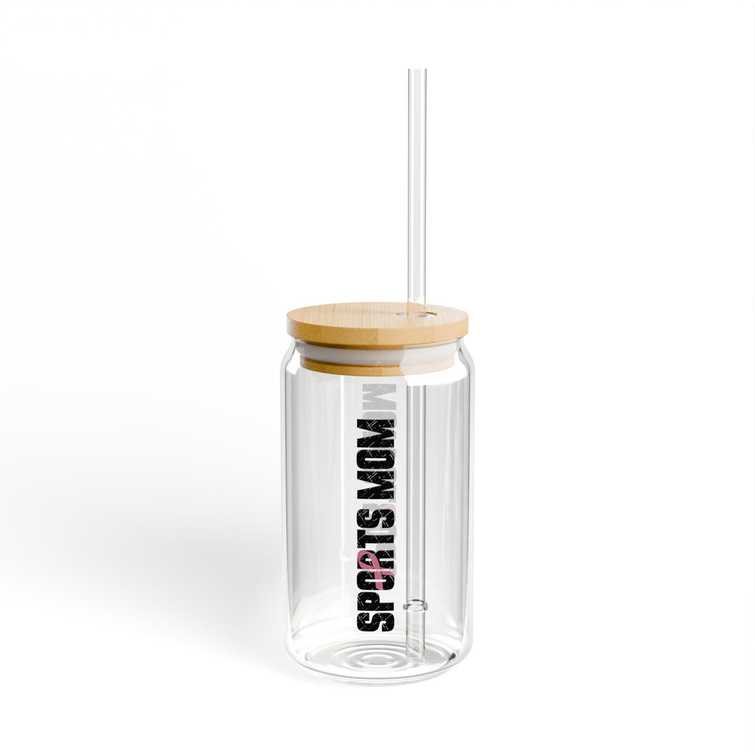 Cancer Ribbon Pick Your Sport 16oz Sipper Glass