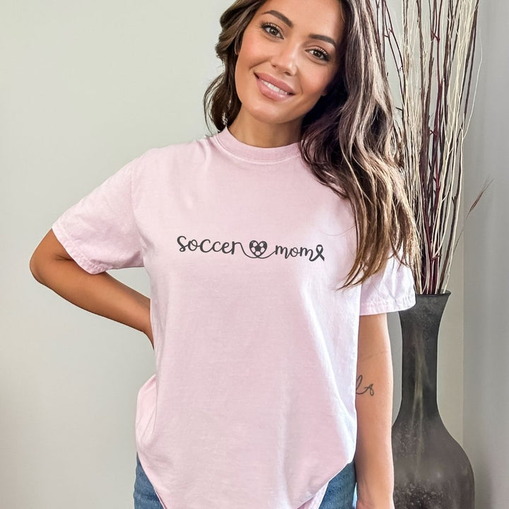 Cancer Collection Pick Your Sport Mom Ribbon &amp; Heart Adult Unisex T-Shirt