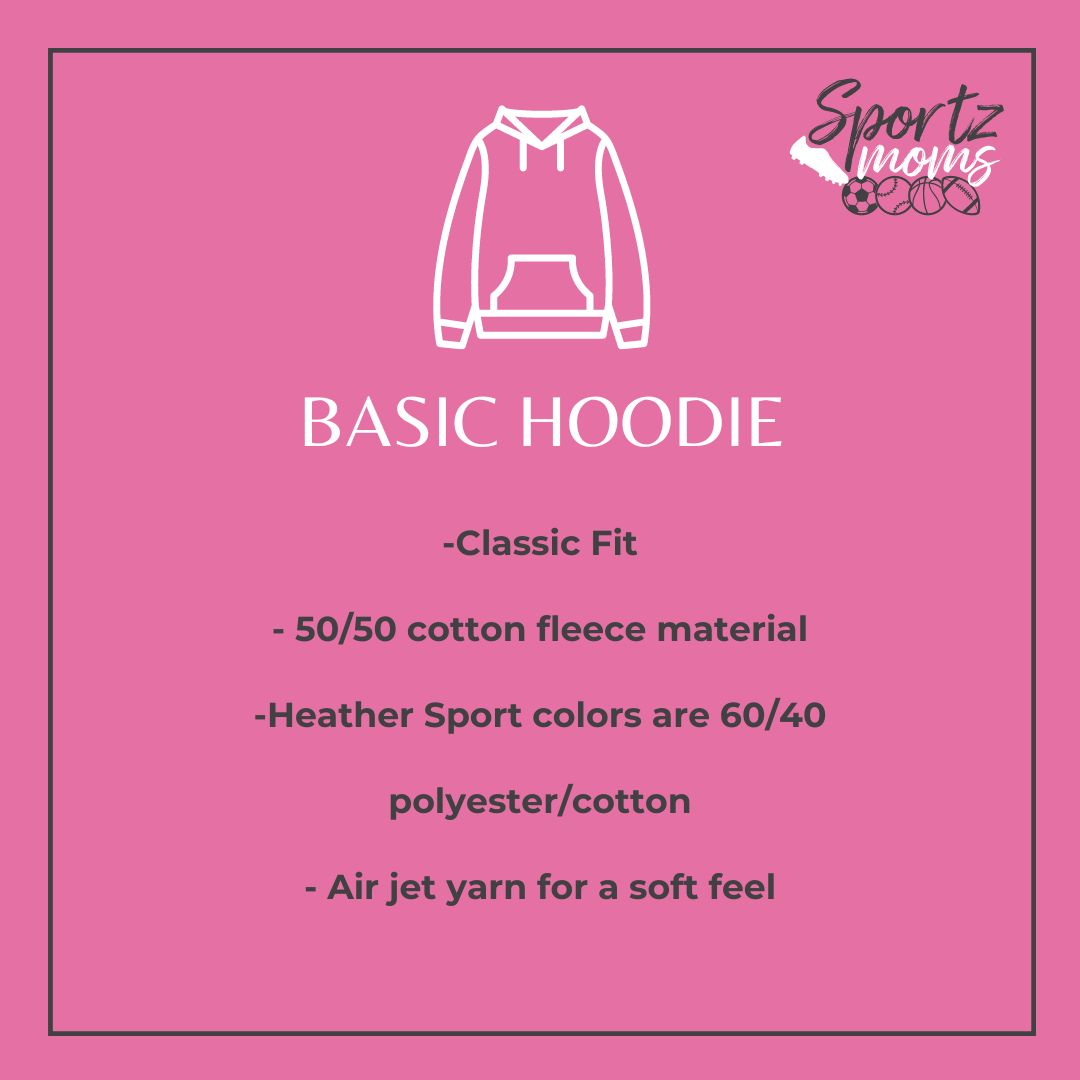Cancer Collection Pick Your Sport Mom Ribbon &amp; Heart Adult Unisex Hooded Sweatshirt