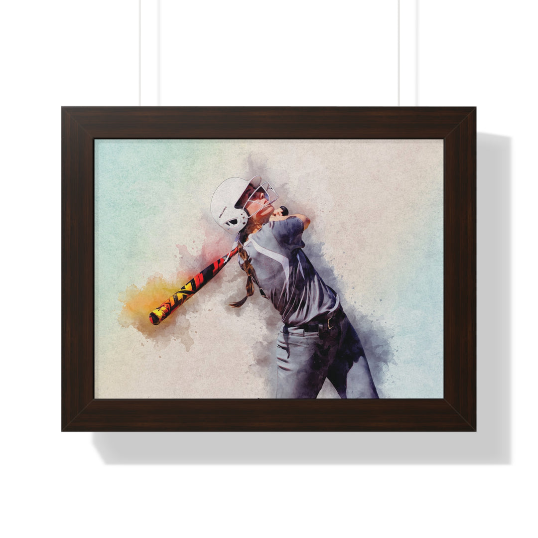 Quick Slants Photography Framed Horizontal Poster
