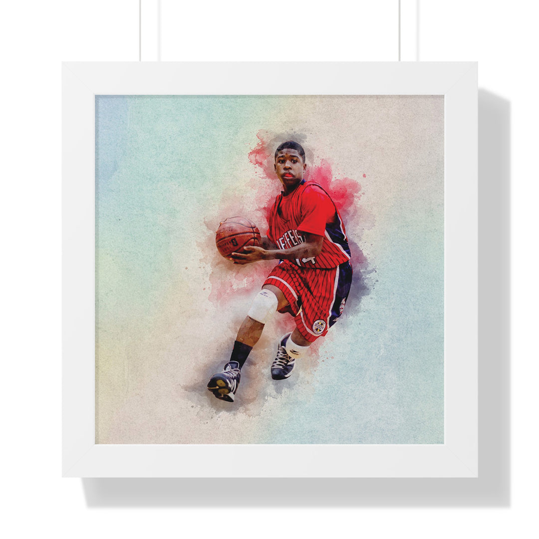 Quick Slants Photography Framed Vertical Poster