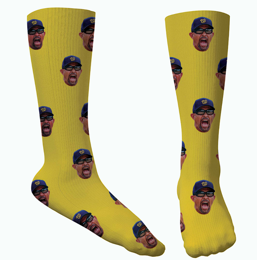 Shannon 22" Mid-Calf Face Socks