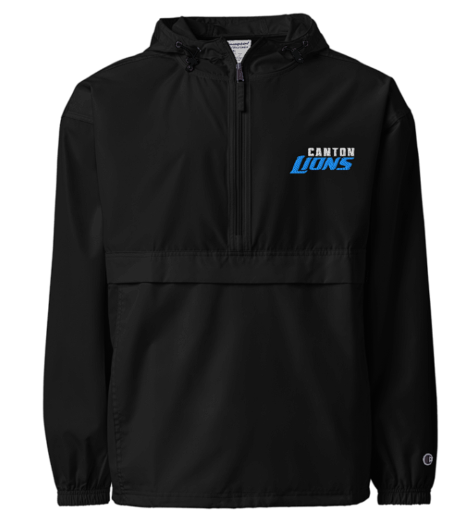 Canton Lions Youth Football &amp; Cheer Embroidered Champion Packable Jacket