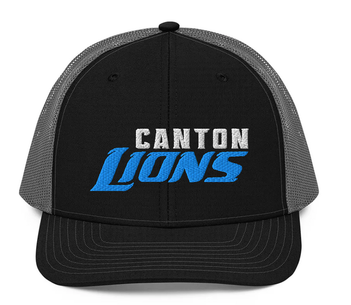 Canton Lions Youth Football &amp; Cheer Richardson Embroidered Trucker Cap