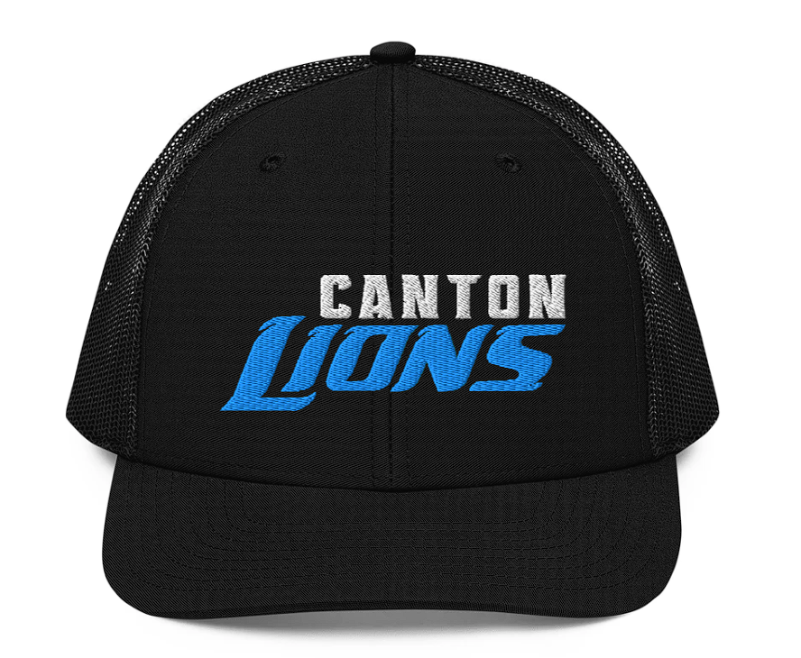 Canton Lions Youth Football &amp; Cheer Richardson Embroidered Trucker Cap