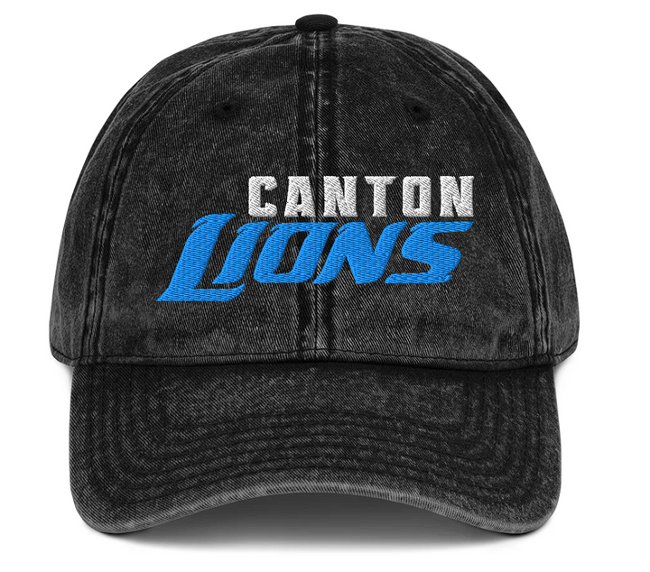 Canton Lions Youth Football &amp; Cheer Vintage Cotton Twill Cap