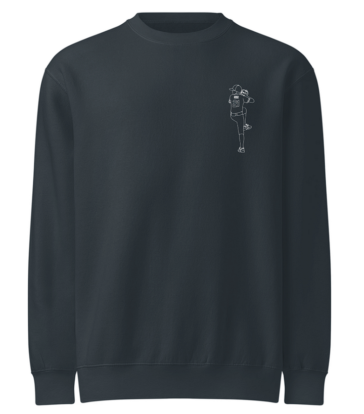 Line Art Design - Unisex Adult Premium Crewneck - Printed