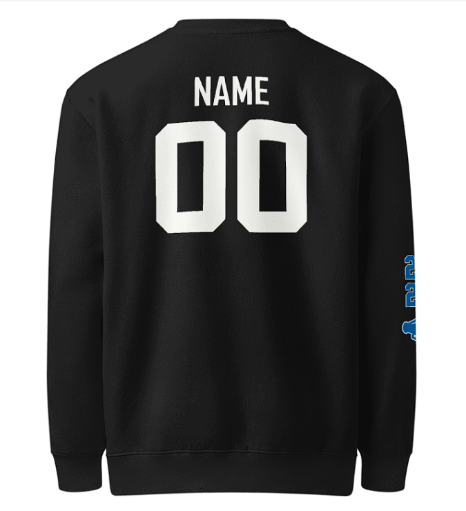 Canton Lions Football &amp; Cheer Unisex Adult Premium Crewneck Sweatshirt - Cheer Design
