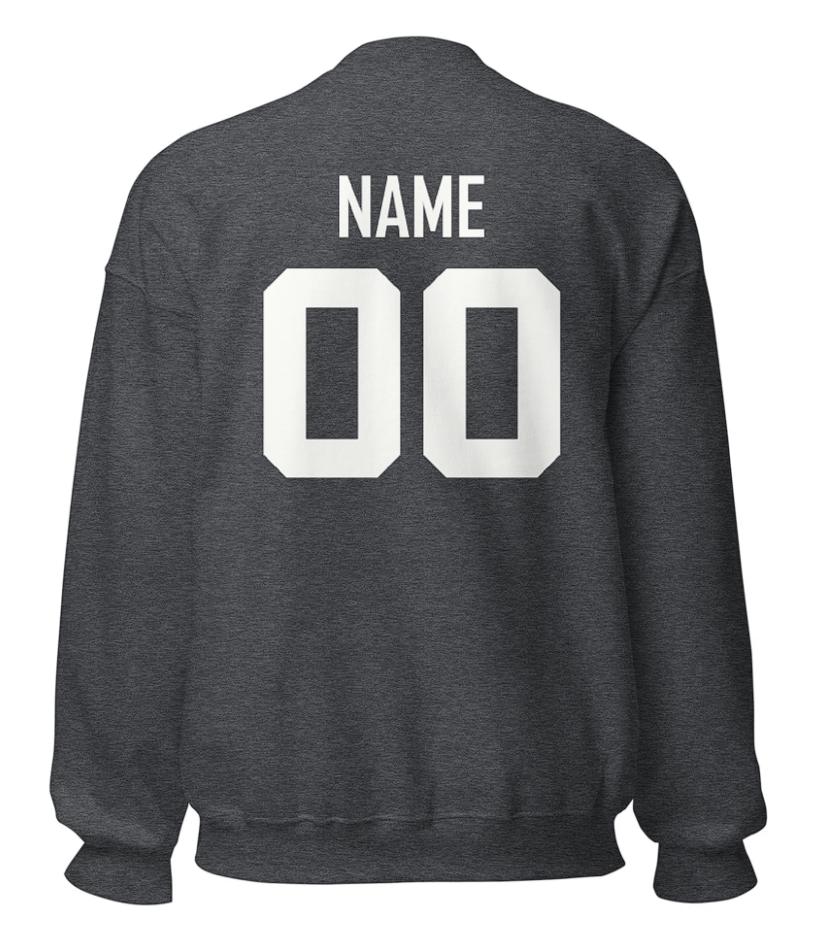 Canton Lions Football &amp; Cheer Unisex Adult Standard Crewneck Sweatshirt - Cheer Design