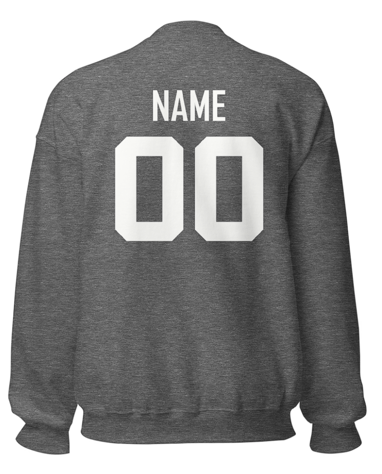 Canton Lions Football &amp; Cheer Unisex Adult Standard Crewneck Sweatshirt - Cheer Design