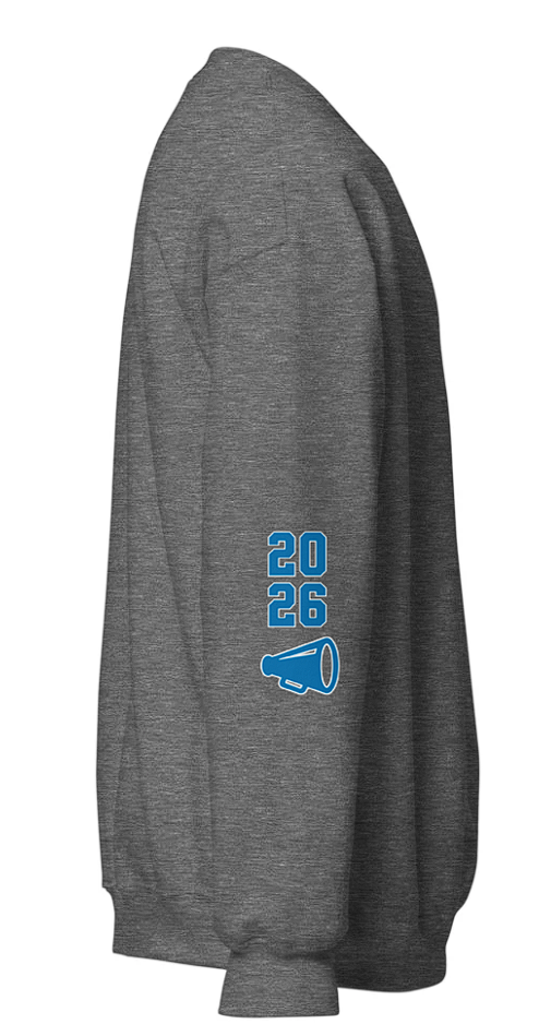 Canton Lions Football &amp; Cheer Unisex Adult Standard Crewneck Sweatshirt - Cheer Design