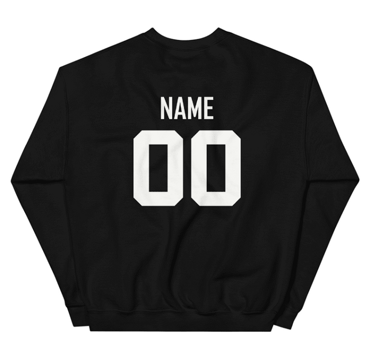 Canton Lions Football &amp; Cheer Unisex Adult Standard Crewneck Sweatshirt - Cheer Design