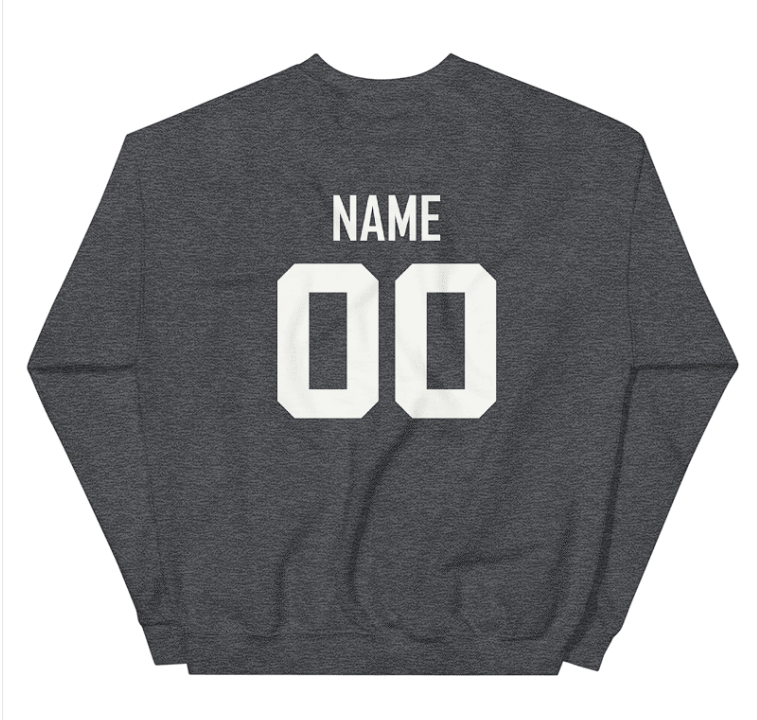 Canton Lions Football &amp; Cheer Unisex Adult Standard Crewneck Sweatshirt - Cheer Design