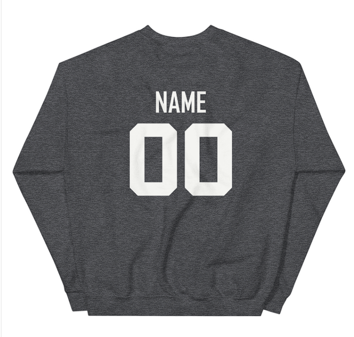 Canton Lions Football &amp; Cheer Unisex Adult Standard Crewneck Sweatshirt - Cheer Design