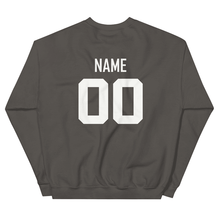 Canton Lions Football &amp; Cheer Unisex Adult Standard Crewneck Sweatshirt - Cheer Design