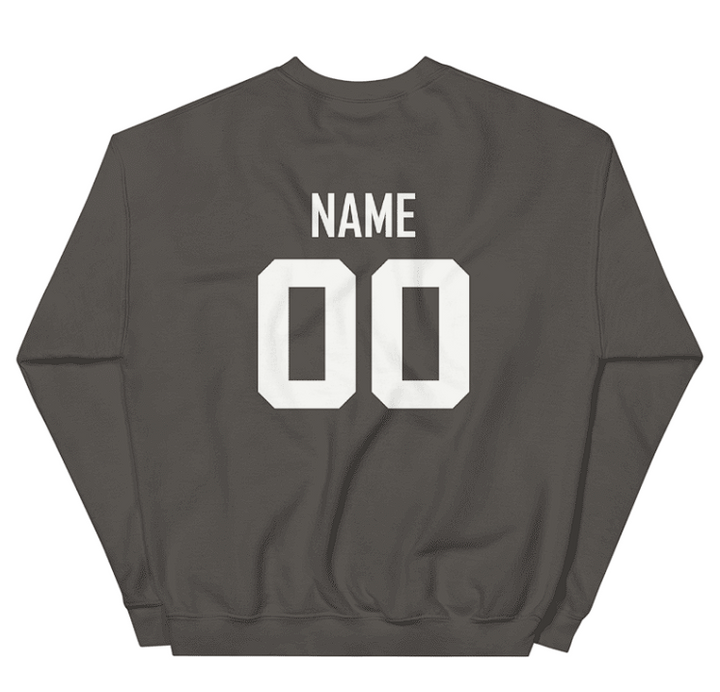 Canton Lions Football &amp; Cheer Unisex Adult Standard Crewneck Sweatshirt - Cheer Design