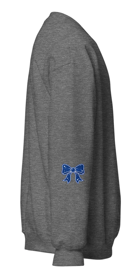 Canton Lions Football &amp; Cheer Unisex Adult Standard Crewneck Sweatshirt - Cheer Design