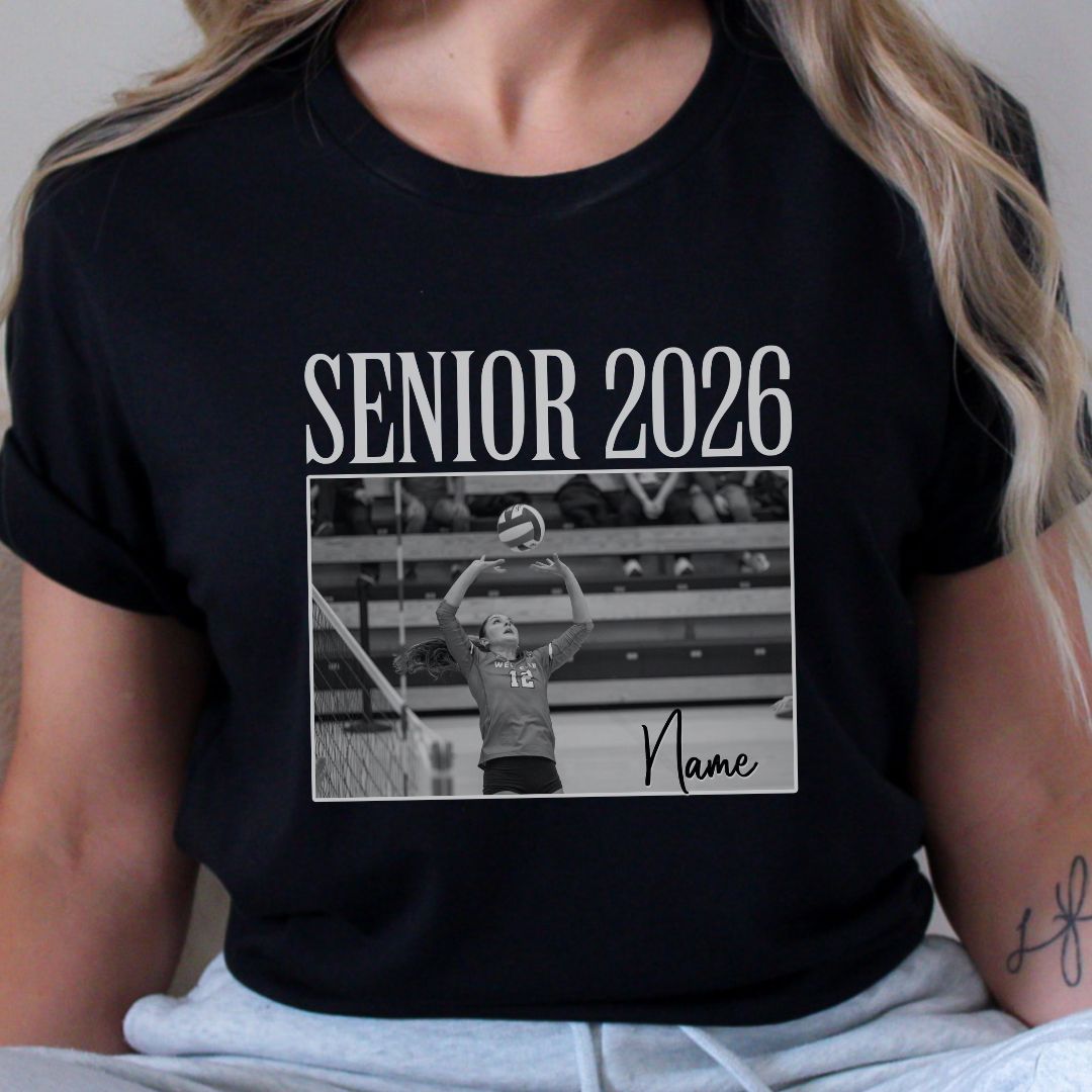 Senior Photo &amp; Name - Unisex Adult Apparel