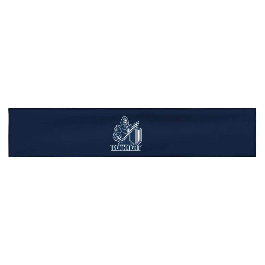 Iron Knights Moisture Wicking Headband Navy w/Knight Logo