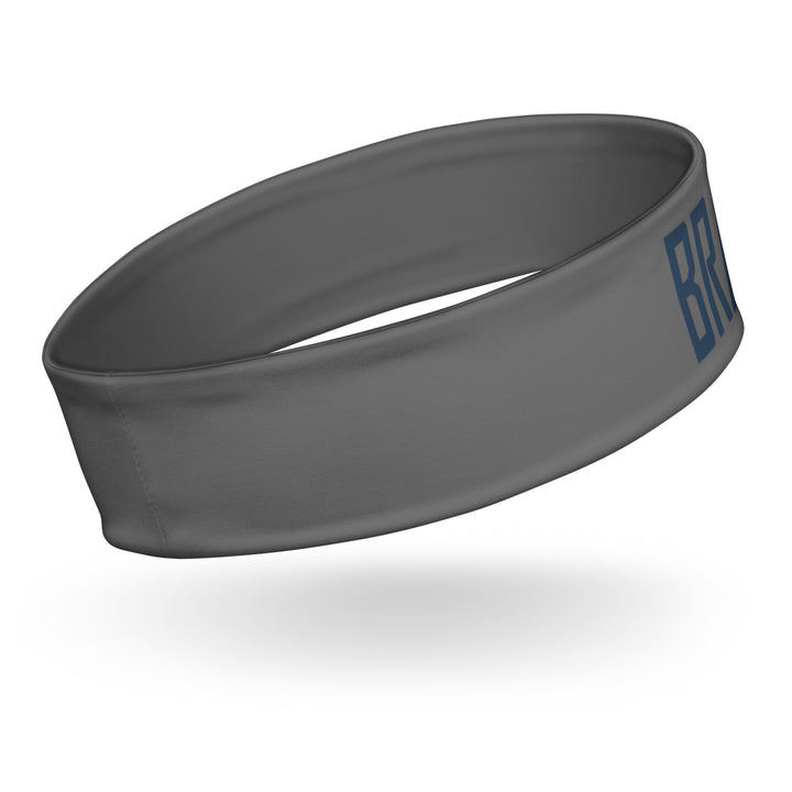 Iron Knights Moisture Wicking Headband Grey w/Name &amp; Number