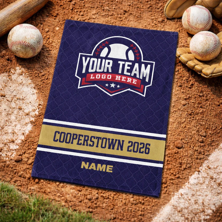 Cooperstown Custom Team Logo Baseball Trading Pin Rally Towel