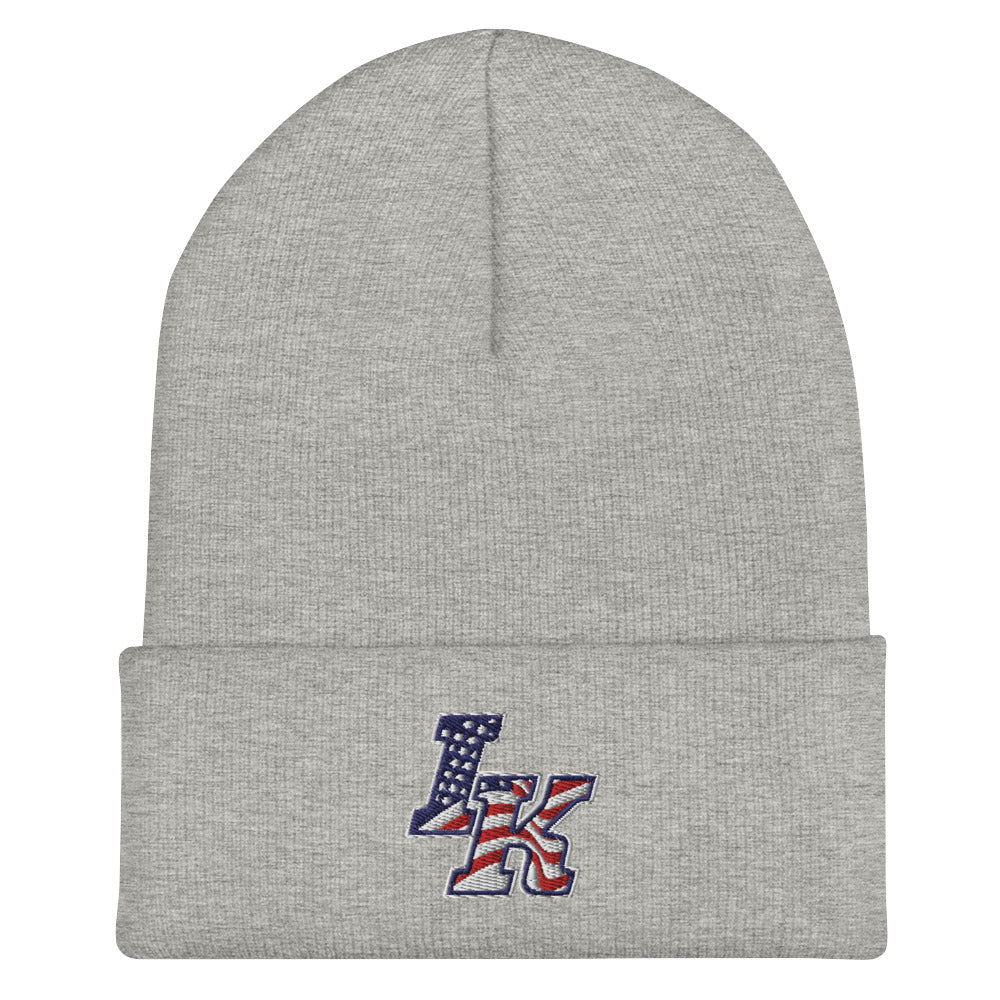 Iron Knights Cuffed Beanie w/Flag Logo