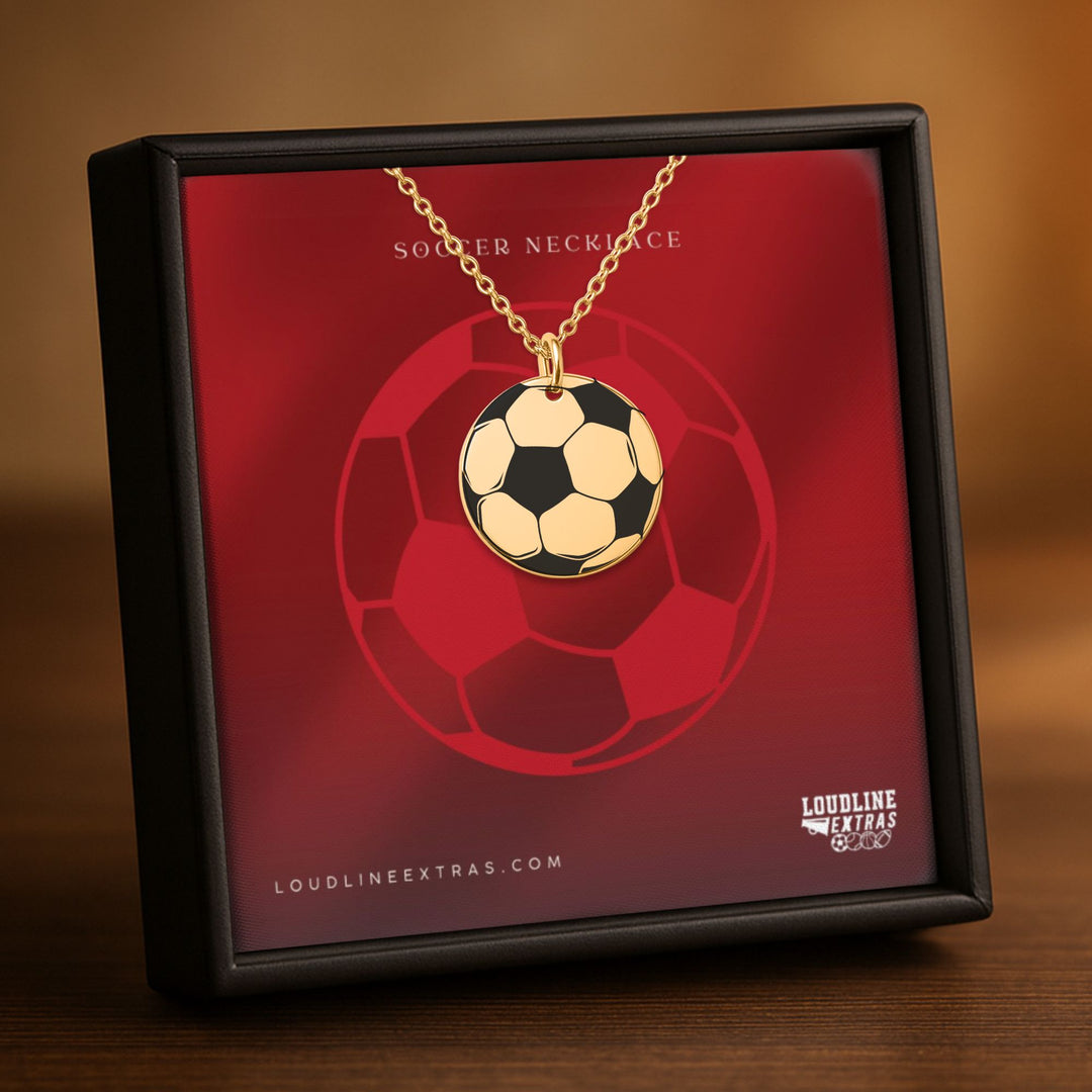 Soccer Ball Coin Necklace