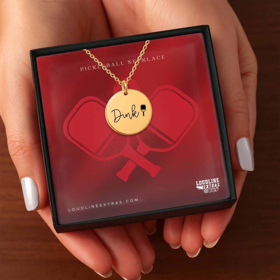 Dink Pickleball Coin Necklace