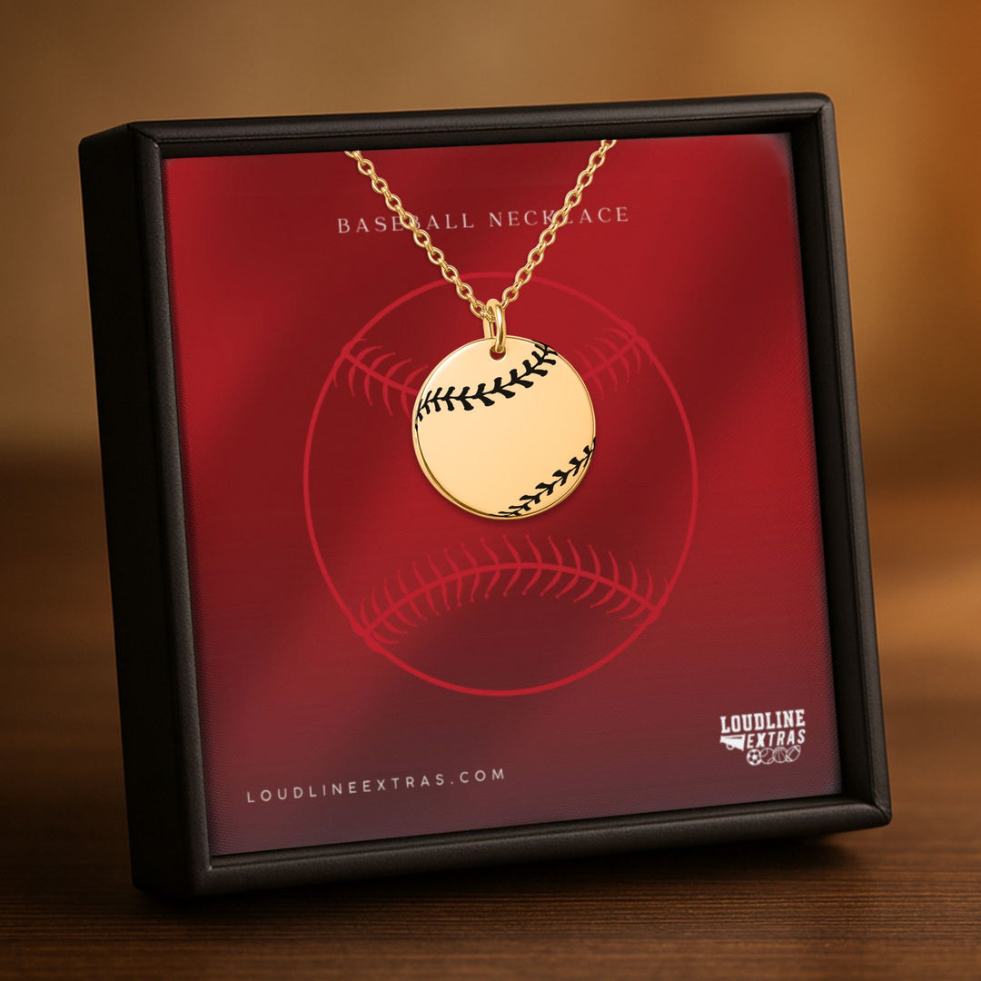 Baseball Coin Necklace
