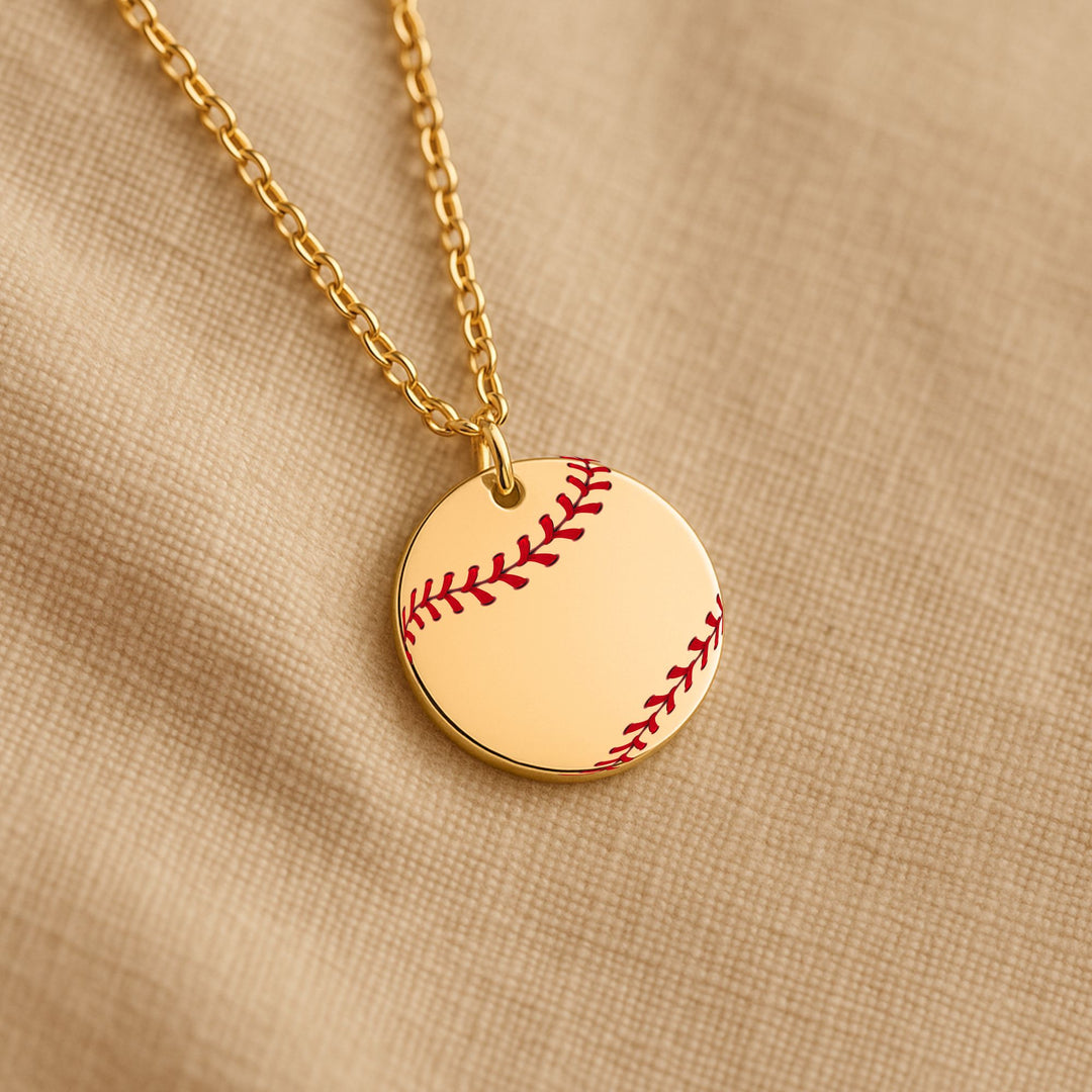 Baseball Coin Necklace