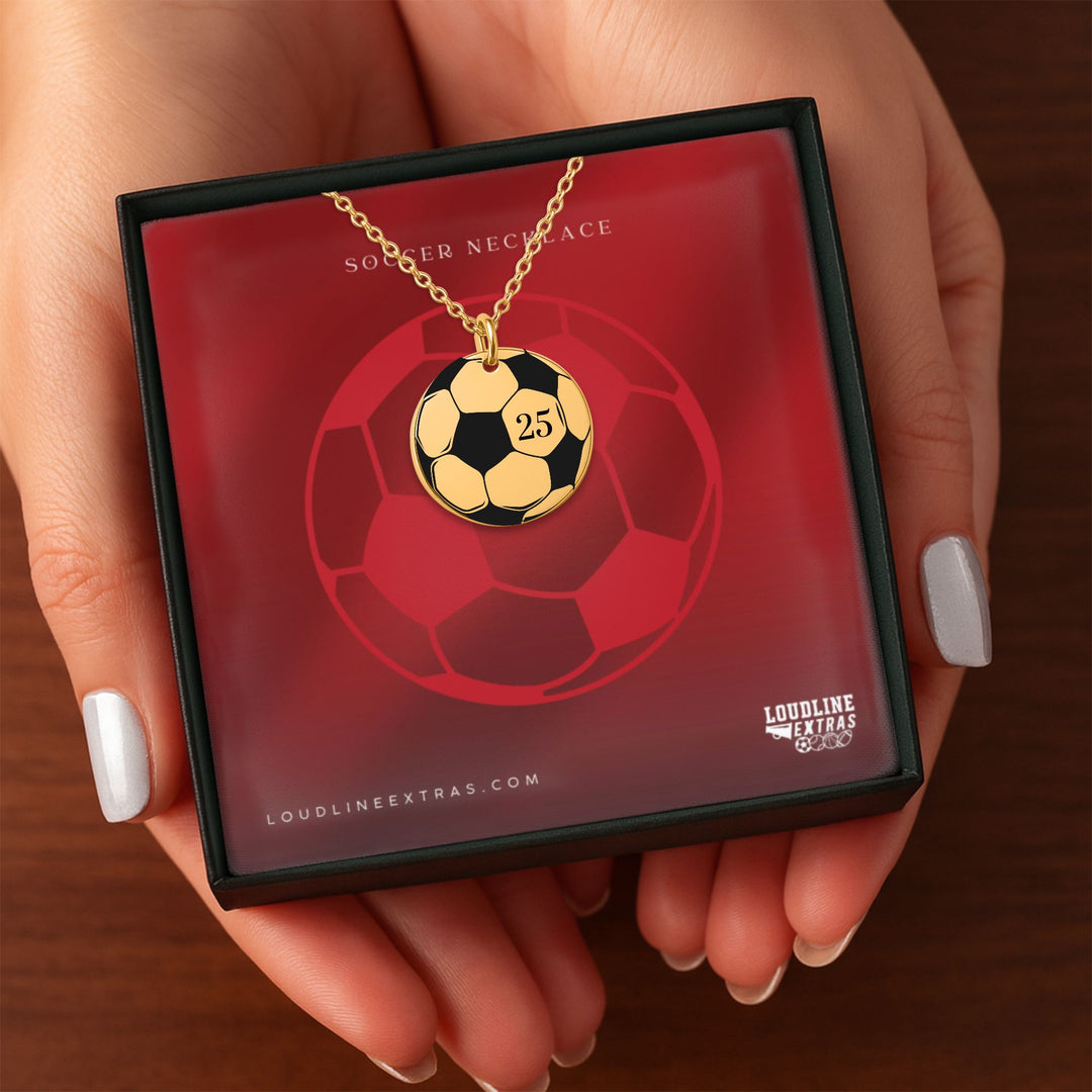 Soccer Ball Coin Necklace