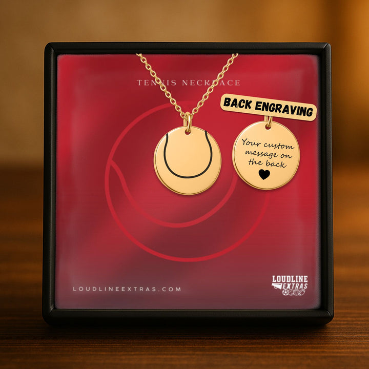 Tennis Ball Coin Necklace