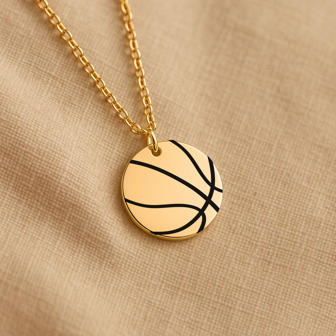 Basketball Coin Necklace