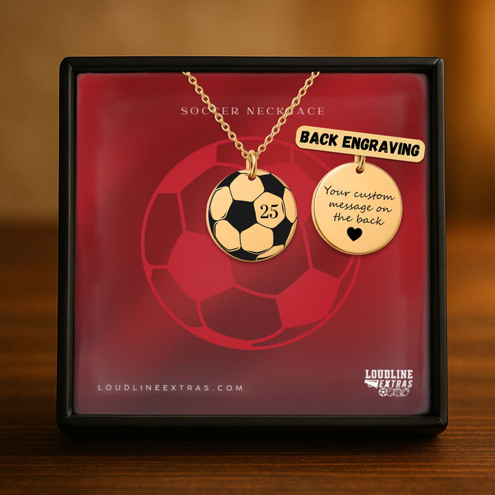 Soccer Ball Coin Necklace