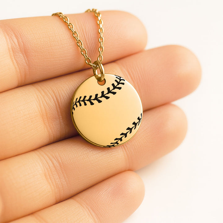 Baseball Coin Necklace