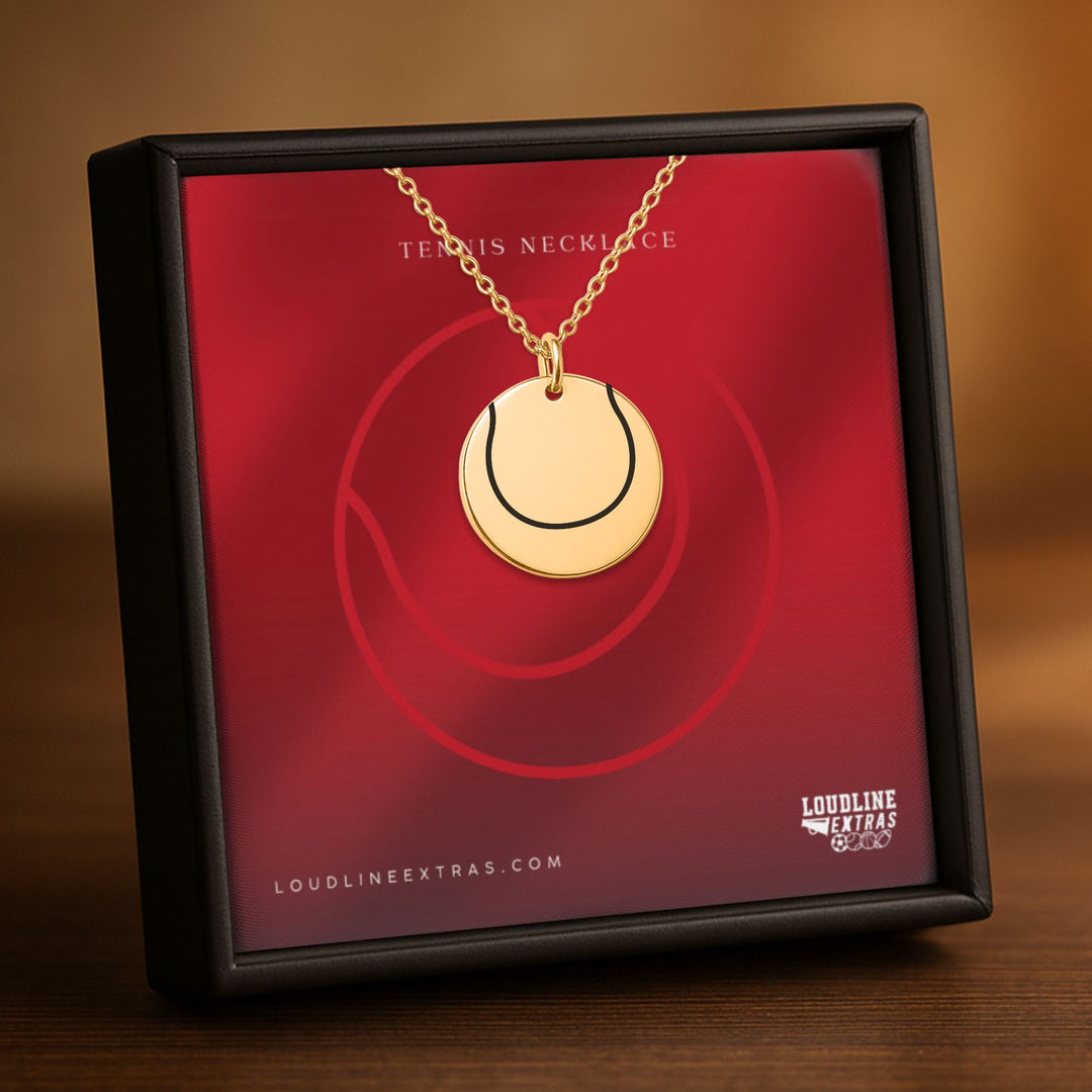 Tennis Ball Coin Necklace