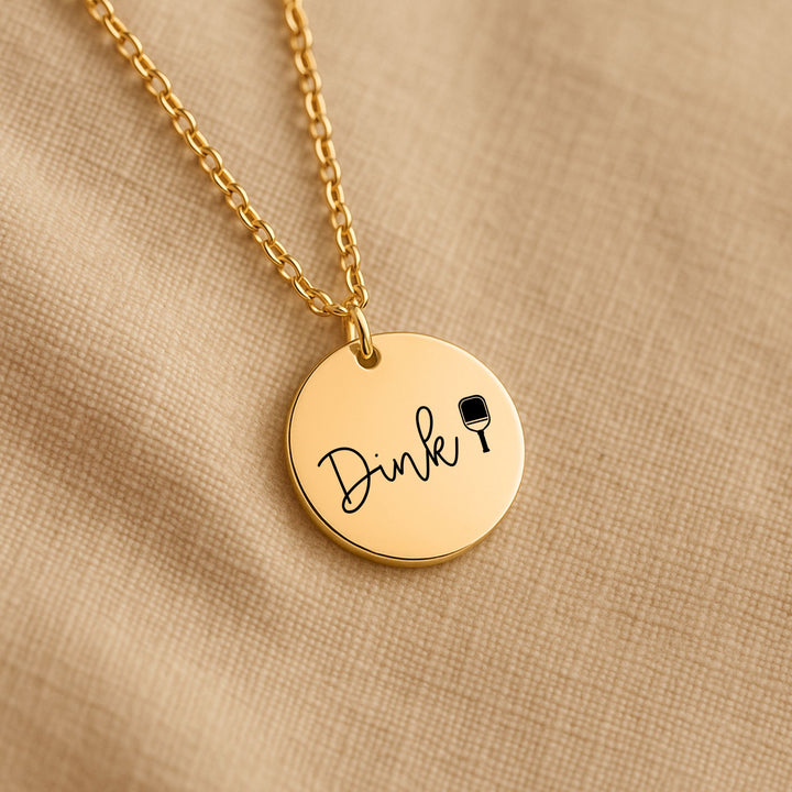 Dink Pickleball Coin Necklace