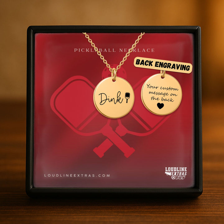 Dink Pickleball Coin Necklace