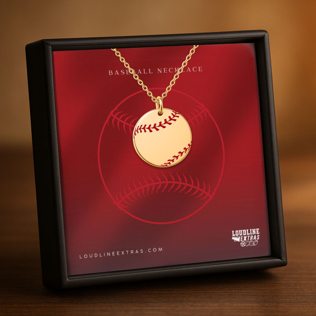 Baseball Coin Necklace