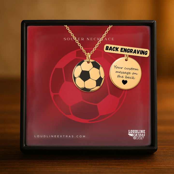 Soccer Ball Coin Necklace