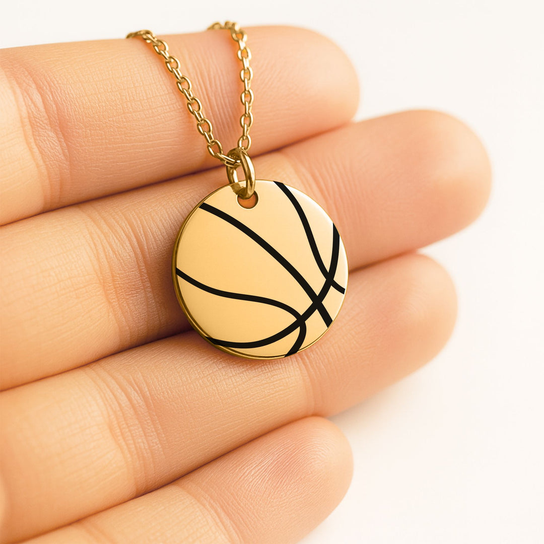 Basketball Coin Necklace