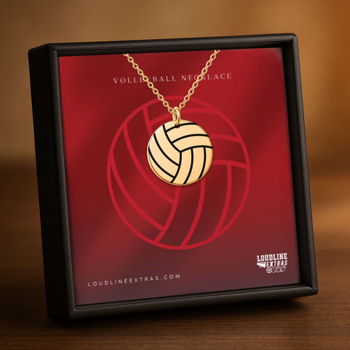 Volleyball Coin Necklace