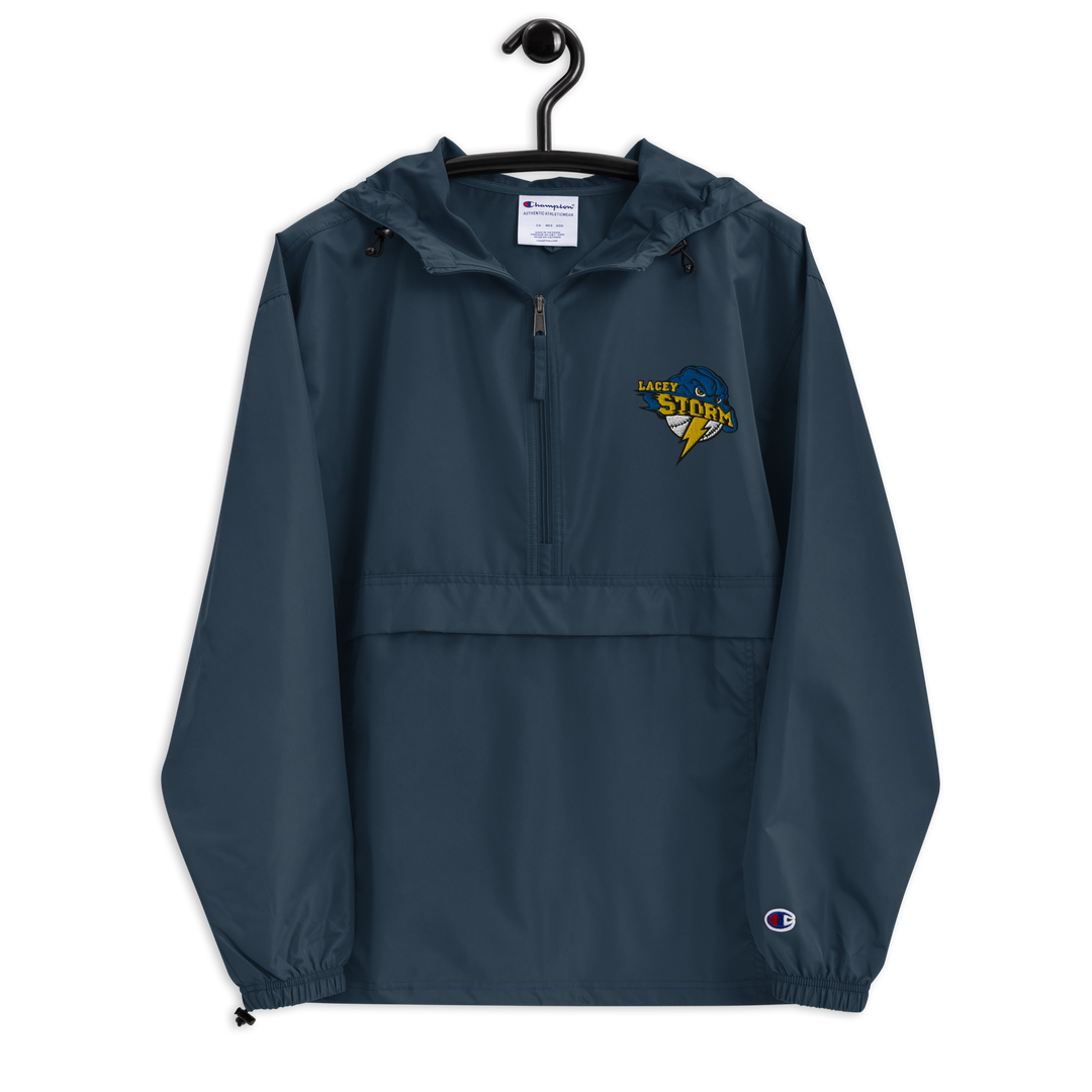 Lacey Storm Embroidered Champion Packable Jacket