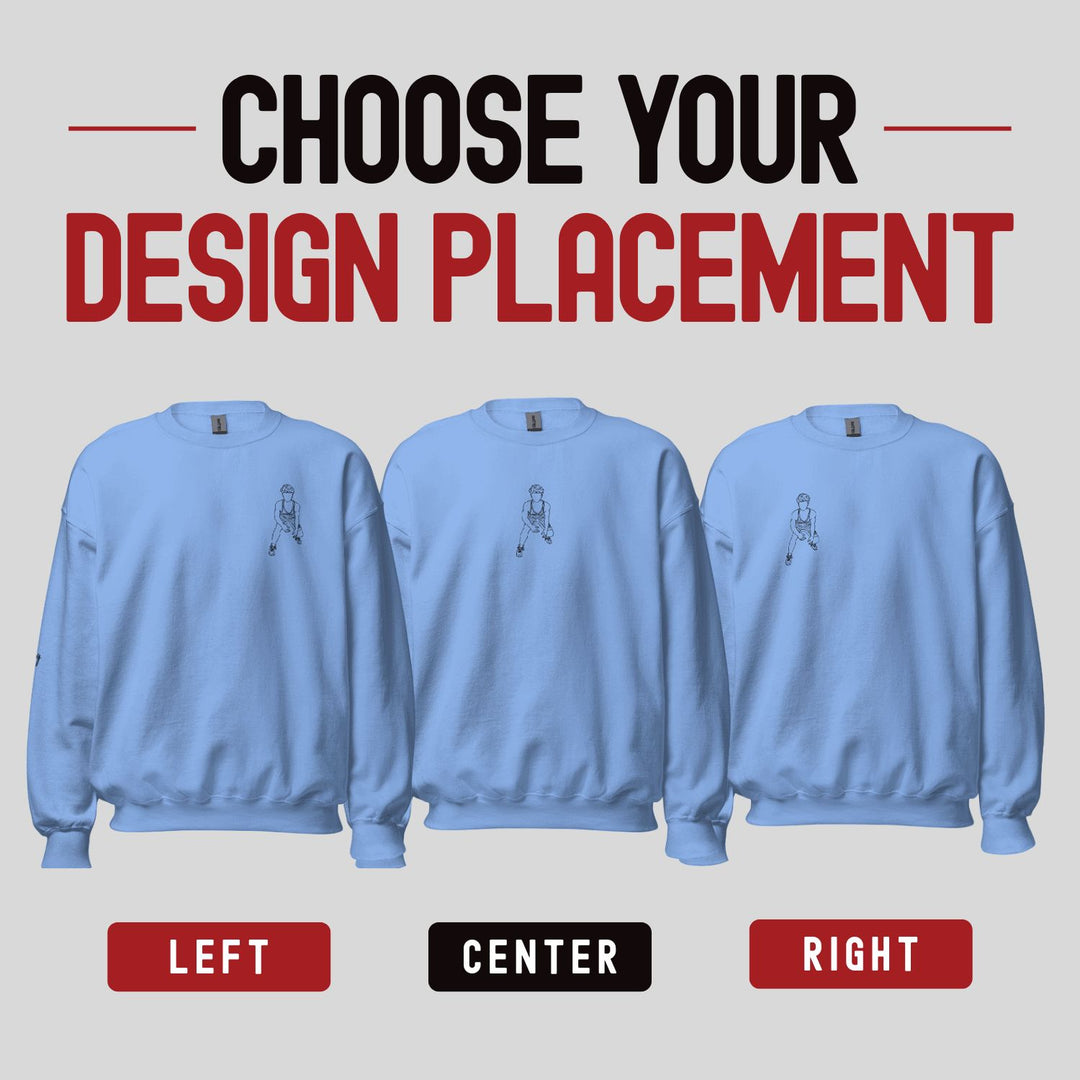 Line Art Design - Unisex Adult Standard Crewneck Sweatshirt - Printed