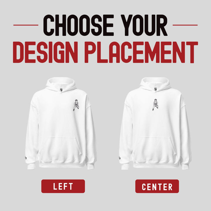 Line Art Design - Unisex Adult Standard Hoodie - Embroidered