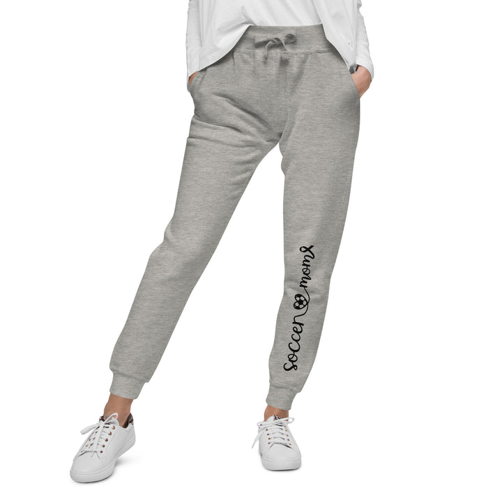 Cancer Collection Pick Your Sport Mom Ribbon &amp; Heart Adult Unisex fleece sweatpants